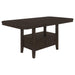 Prentiss Rectangular Counter Height Table with Butterfly Leaf Cappuccino image