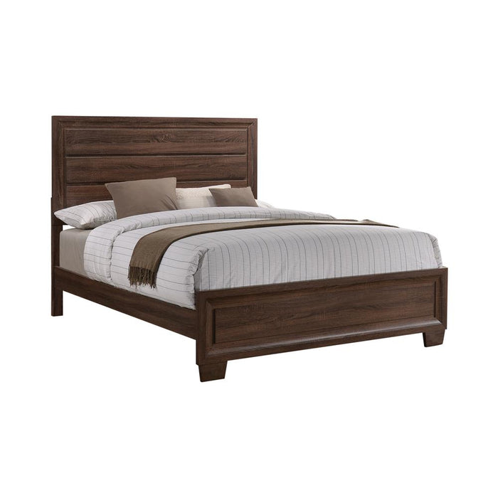 Brandon Queen Panel Bed Medium Warm Brown image