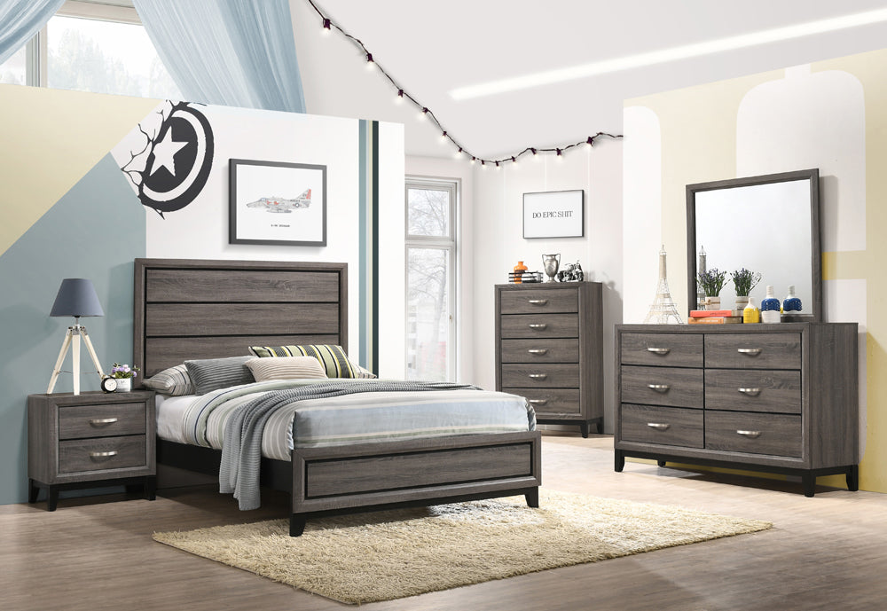 Watson Bedroom Set Grey Oak