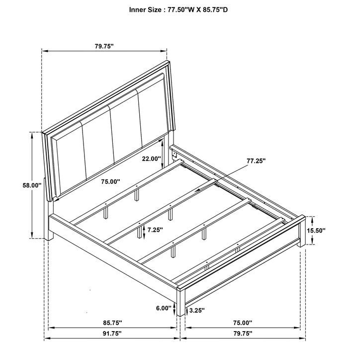 Kieran 4 Pc Bedroom Set