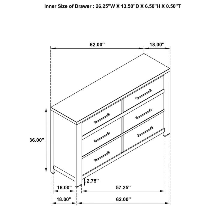 Kieran 4 Pc Bedroom Set