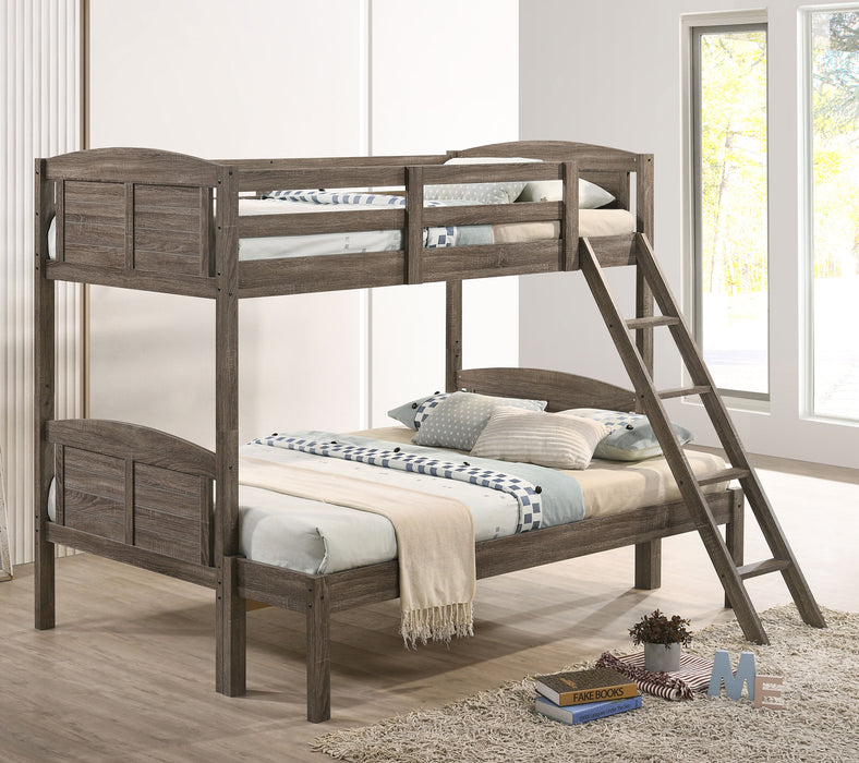 Flynn Bunk Bed Weathered Brown