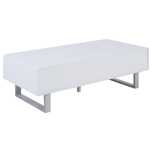 Atchison 2-drawer Coffee Table High Glossy White image