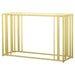 Adri Metal Frame Sofa Table Matte Brass image