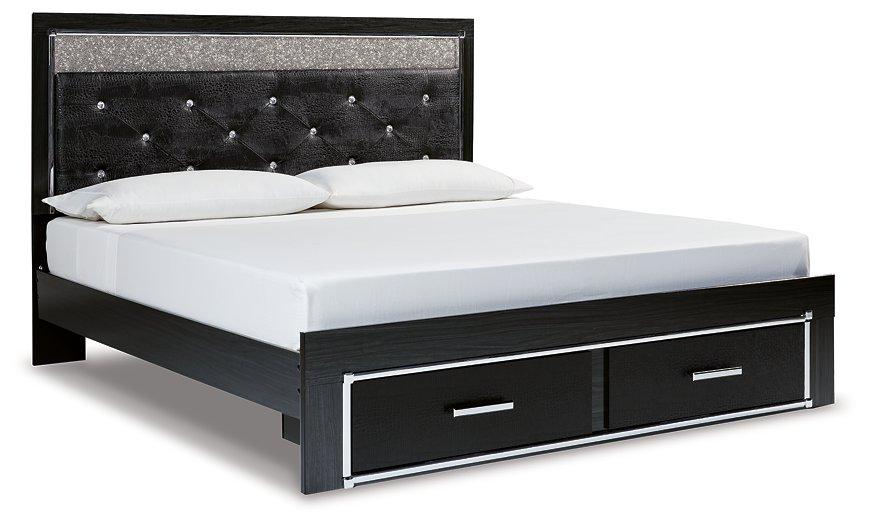 Kaydell Upholstered Panel Storage Bed