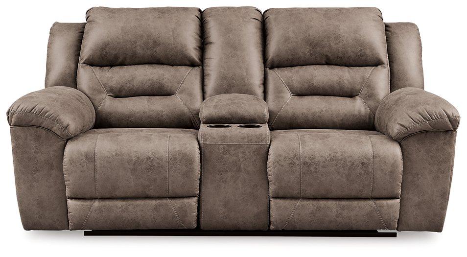 Stoneland Reclining Loveseat with Console