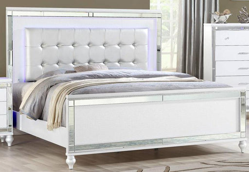 Galaxy Home Sterling Queen Panel Bed in White GHF-808857726636 image