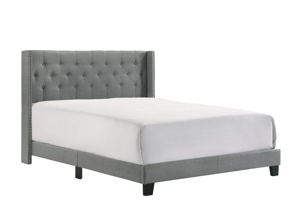 MAKAYLA QUEEN BED GREY image