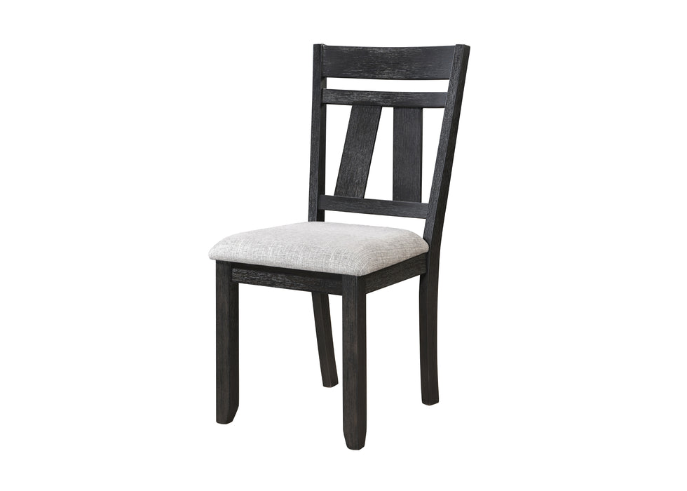 MARIBELLE SIDE CHAIR WHEAT CHARCOAL image