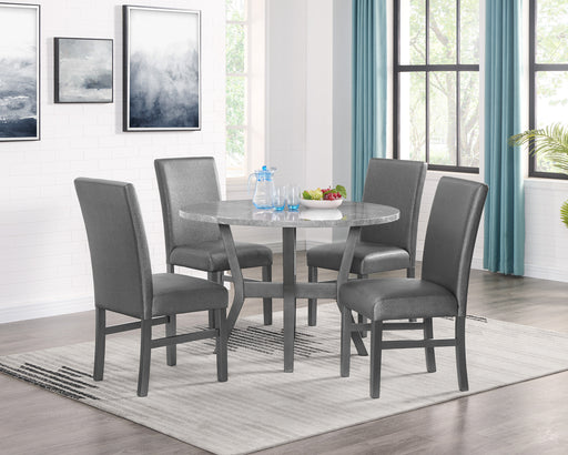 JUDSON 5-PK DINING SET GLITTER GREY image